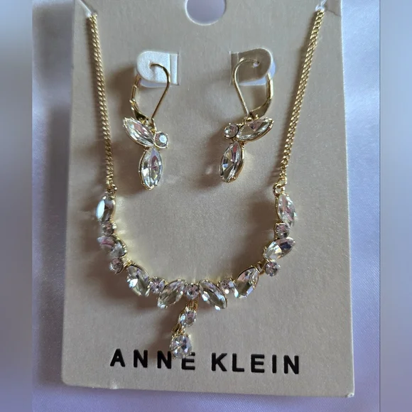Anne Klein Gold and Silver Earrings Set - Picture 2 of 3